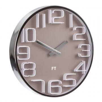 Dizajnové nástenné hodiny Future Time FT7010BR Numbers 30cm Dizajnové nástenné hodiny Future Time FT7010BR Numbers 30cm